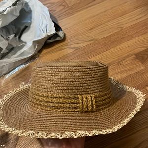 Shein straw sun hat. Super cute! Just don’t need it and missed my return window